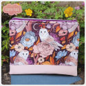 pochette molletonnée douces chouettes