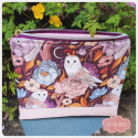 pochette molletonnée douces chouettes