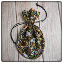 Satin purse moons and suns
