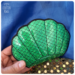 porte-feuille coquillage