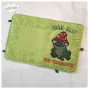 embroidered notebook cover