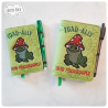 embroidered notebook cover