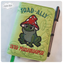 embroidered notebook cover