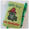 embroidered notebook cover