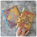 embroidered notebook cover