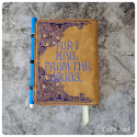 embroidered notebook cover