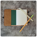 embroidered notebook cover