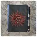 embroidered notebook cover