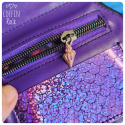 porte-feuille coquillage violet