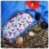 pochette demi lune - bats