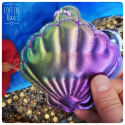 coquillage irisé multicolore