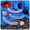 Marque-page "bookish" perles violettes