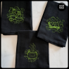 trio of table towels