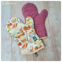 Oven glove - tea time