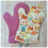 Oven glove - tea time