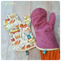 Oven glove - tea time