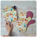 Oven glove - tea time