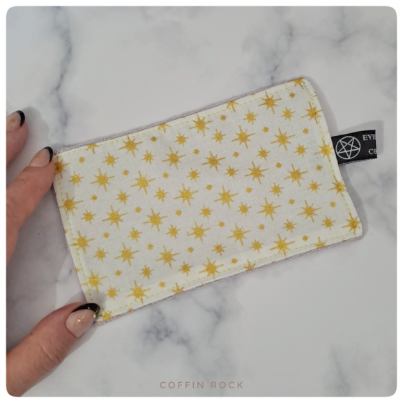 étoiles dorées - lingettes démaquillantes lavables