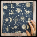 astrologie : mouchoirs en tissus