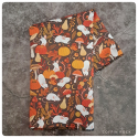 souris d'automne : mouchoirs en tissus