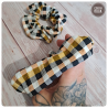tartan orange et noir - Chouchou