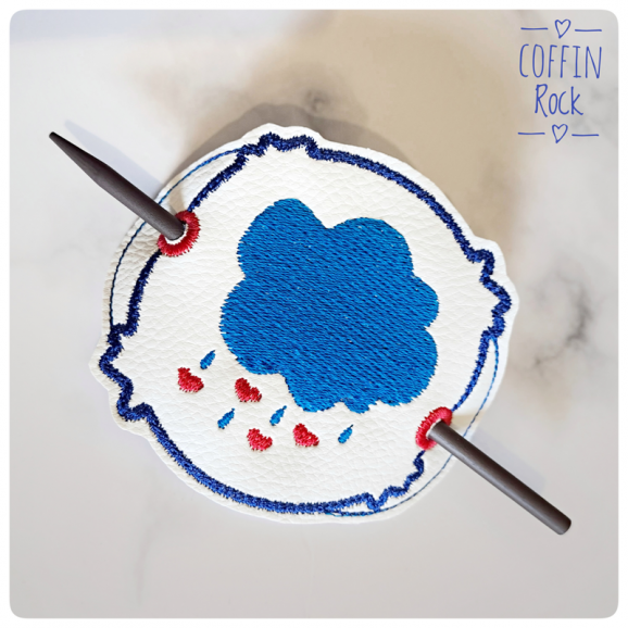 bisounours Groschagrin-Grumpy Bear - broche à cheveux