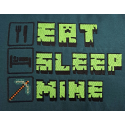 Eat Sleep Mine - housse de coussin