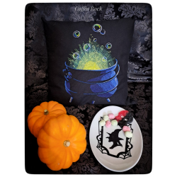 Coussin chaudron bouillonnant