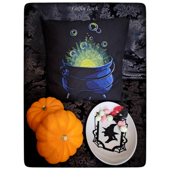 Coussin chaudron bouillonnant