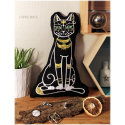 Ô Bastet ! coussin en forme de chat, Bastet déesse égyptienne de la joie du foyer