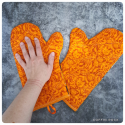 Oven glove - tea time