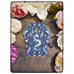 hippocampe fantasy - taille enfant - gant de toilette cercueil