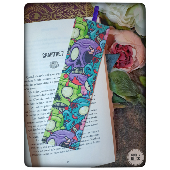 Marque-page zombie dégoulinant