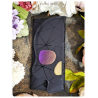 géométrie irisée - porte-feuille crâne rectangle