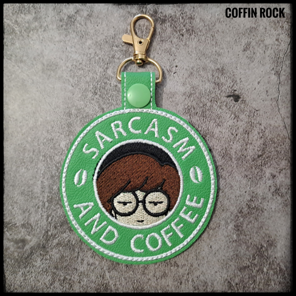 Sarcarsm and coffee - porte-clés