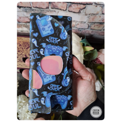 gamer ghoul - porte-feuille crâne rectangle
