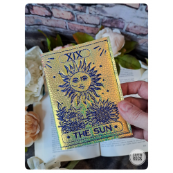 Housse de carnet carte de tarot - the sun