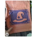 Witchy bath towel
