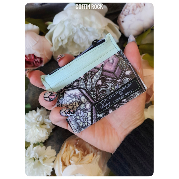 cercueil terrarium - porte-monnaie de poche