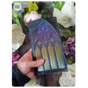 portefeuille cathédrale vitrail coloré - multicolore
