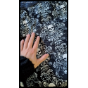 Pastel goth patchwork blanket - unique design