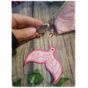 Trousse le chant des baleines - coeurs roses