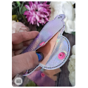 irisé rose violet - pochette à pansements cute