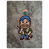 Baby's number plate - key ring