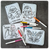 Kaiju - Livre de coloriage effaçable
