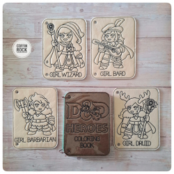 Livre Girls DnD heroes