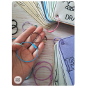 anneaux d'accroche pour pages de carnets