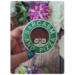 Sarcasm and pizza - patch