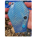cercueil bleu porte-monnaie de poche