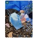 cercueil bleu vert porte-monnaie de poche